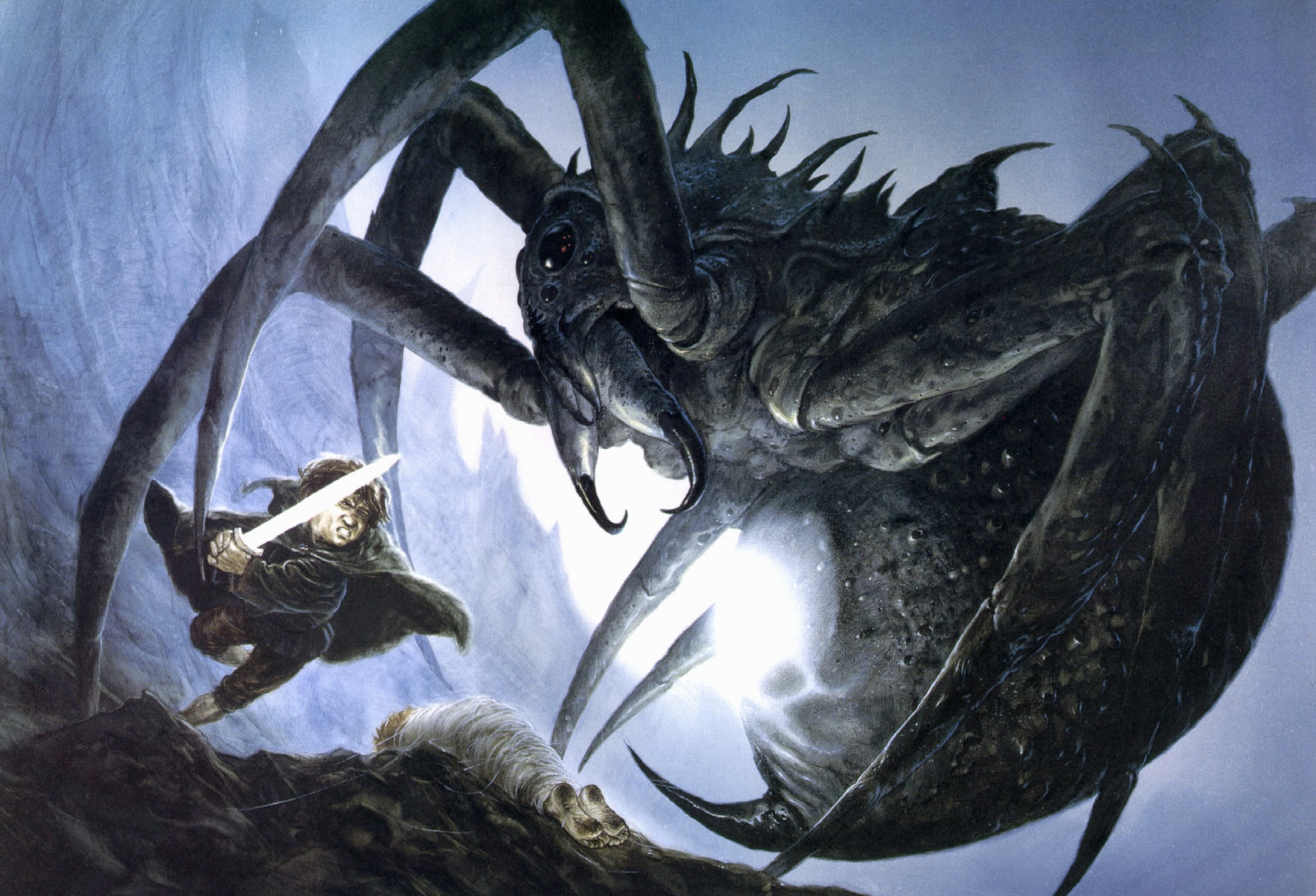 Sam and Shelob as an example of the suspension of disbelief