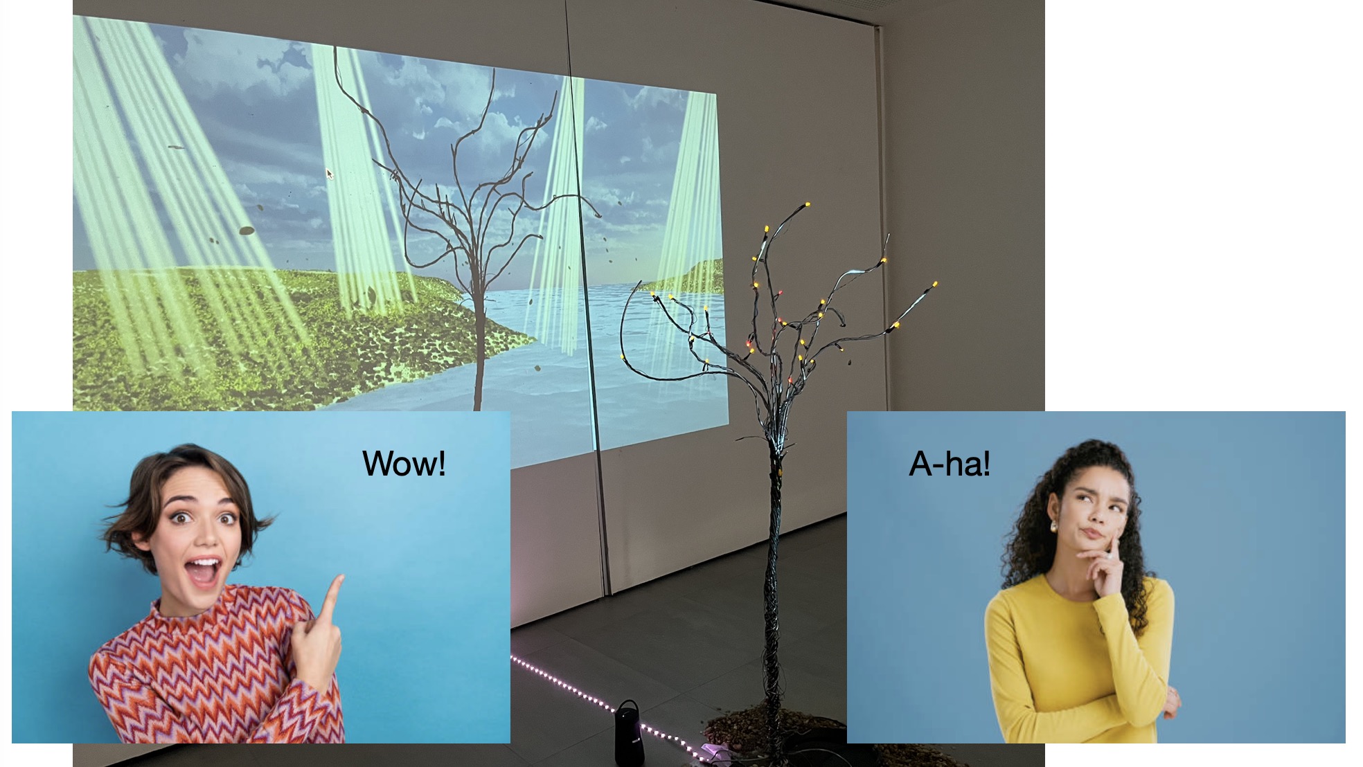 Artworks and installations can have two effects: first there's the 'wow', followed by the 'a-ha'